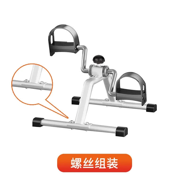 Mini Foldable Foot Pedal Exerciser with Adjustable Resistance Under Desk Bike Stationary Exercise Bike for Home Exercise Ohamza