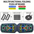Portable Multifunctional Push-up Board Set With Handles Foldable Fitness Equipment For Chest Abdomen Arms And Back Training Ohamza