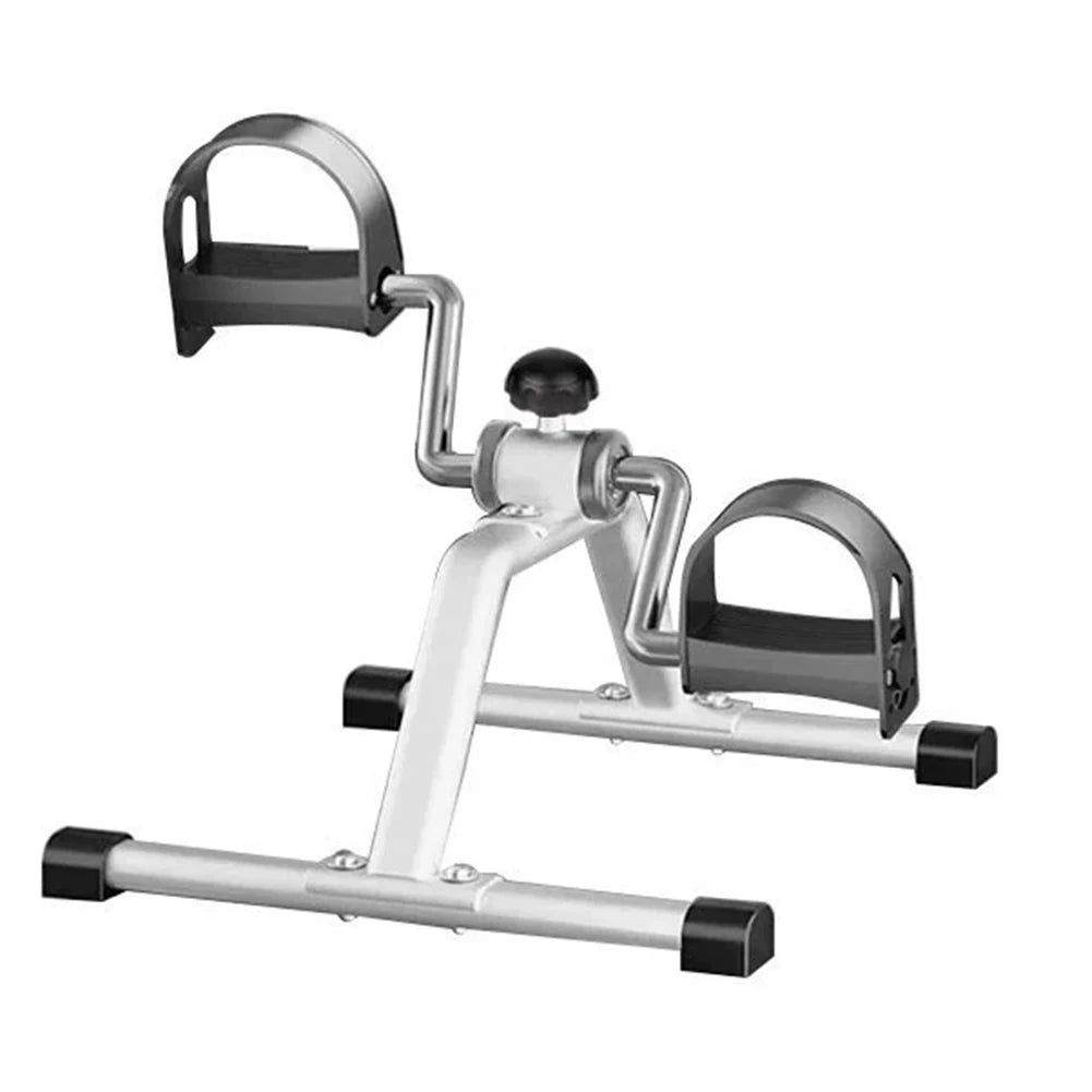 Mini Foldable Foot Pedal Exerciser with Adjustable Resistance Under Desk Bike Stationary Exercise Bike for Home Exercise Ohamza