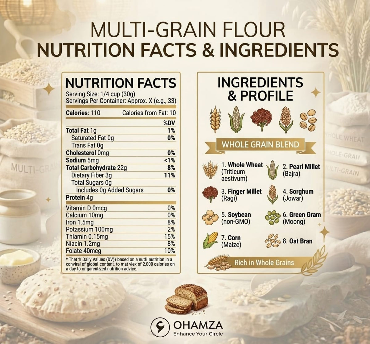 MULTIGRAIN FLOUR Ohamza