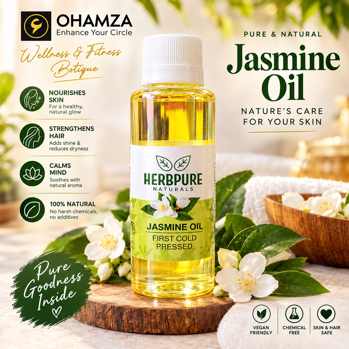 Jasmine Oil OHAMZA LIFESTYLE