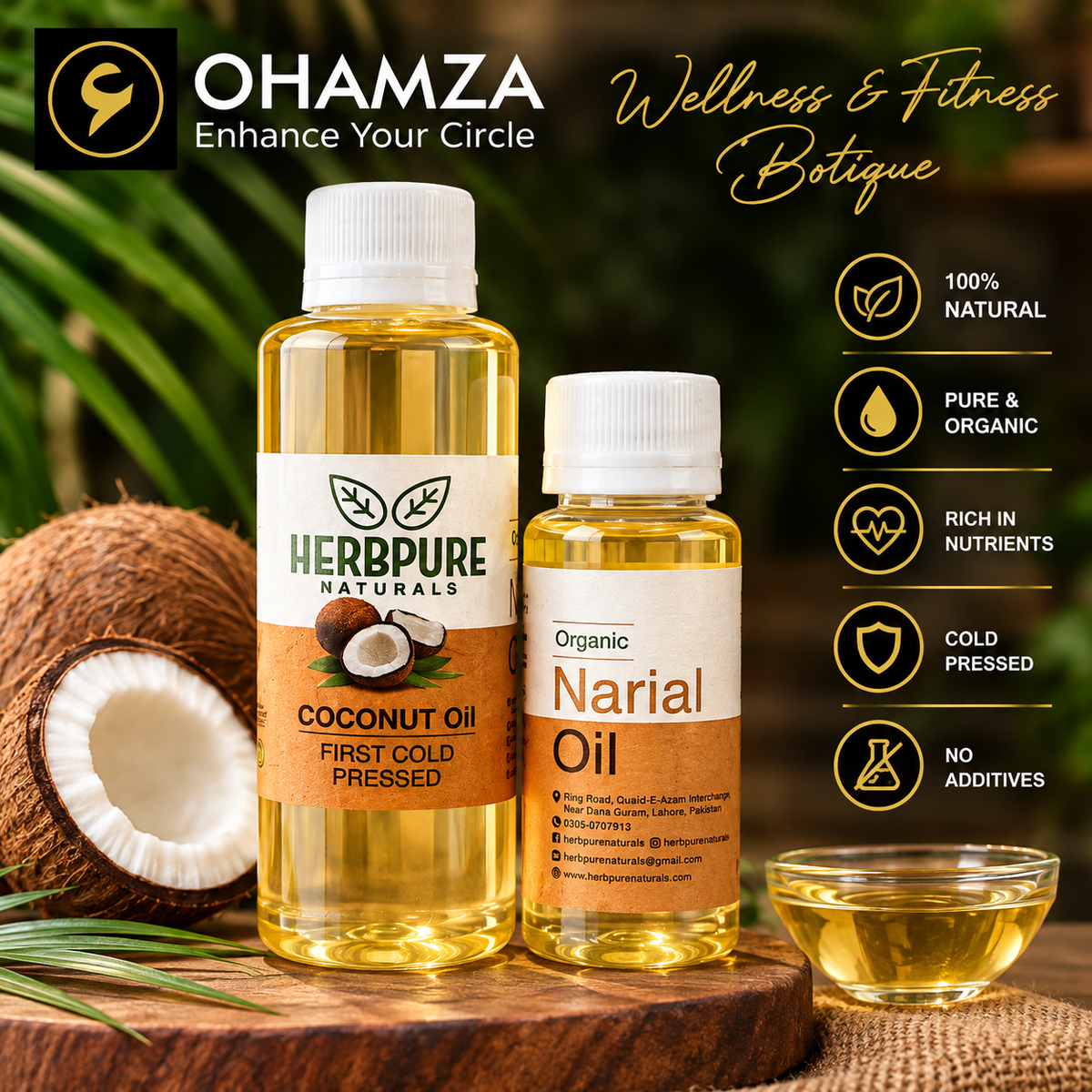 Coconut Oil OHAMZA LIFESTYLE