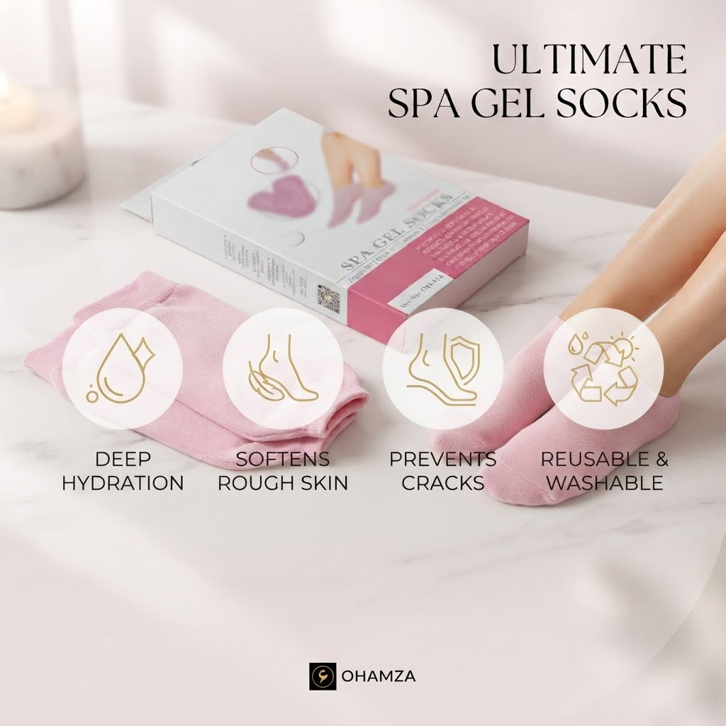 Ultimate Spa Gel Socks Ohamza