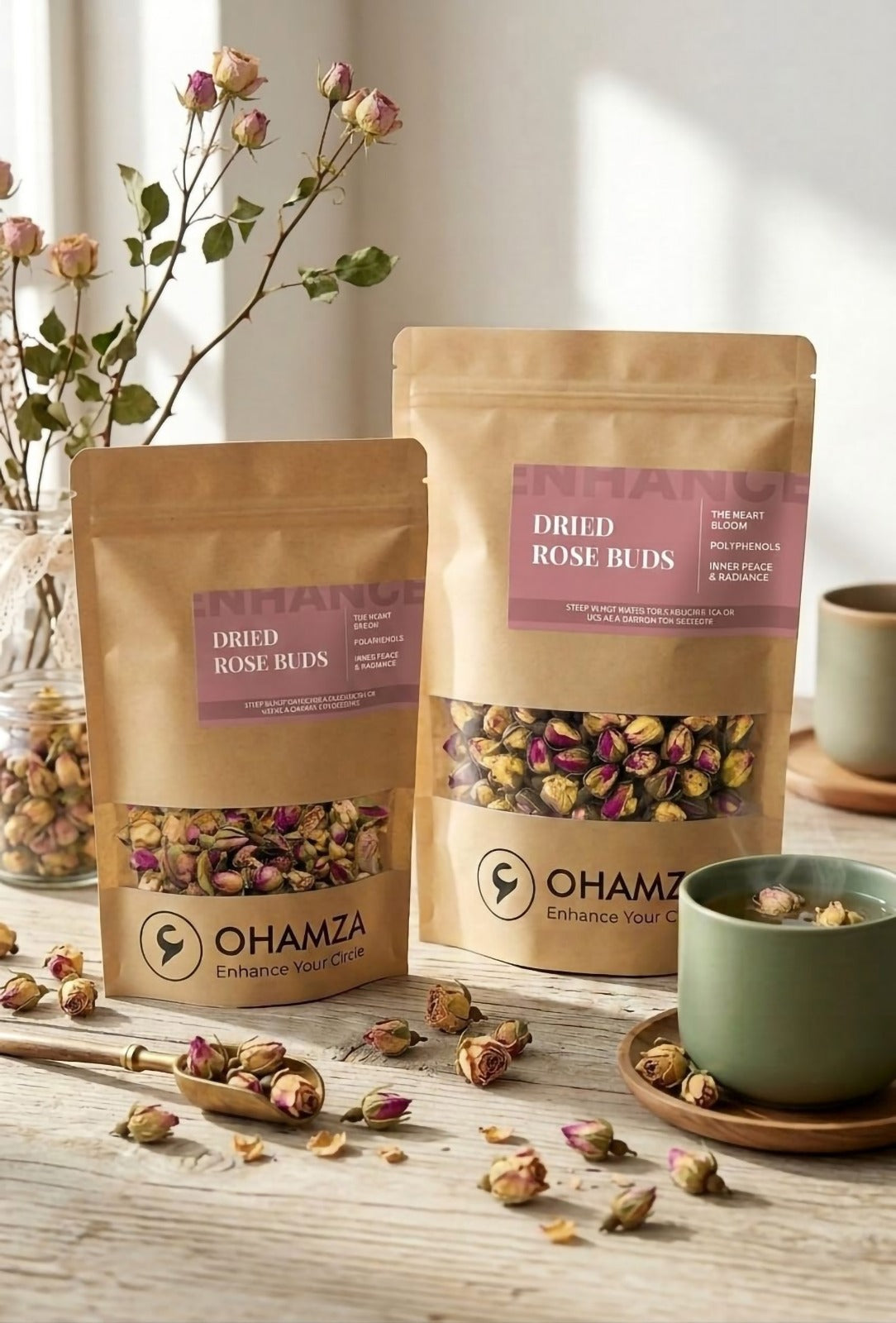 DRIED ROSE BUDS Ohamza