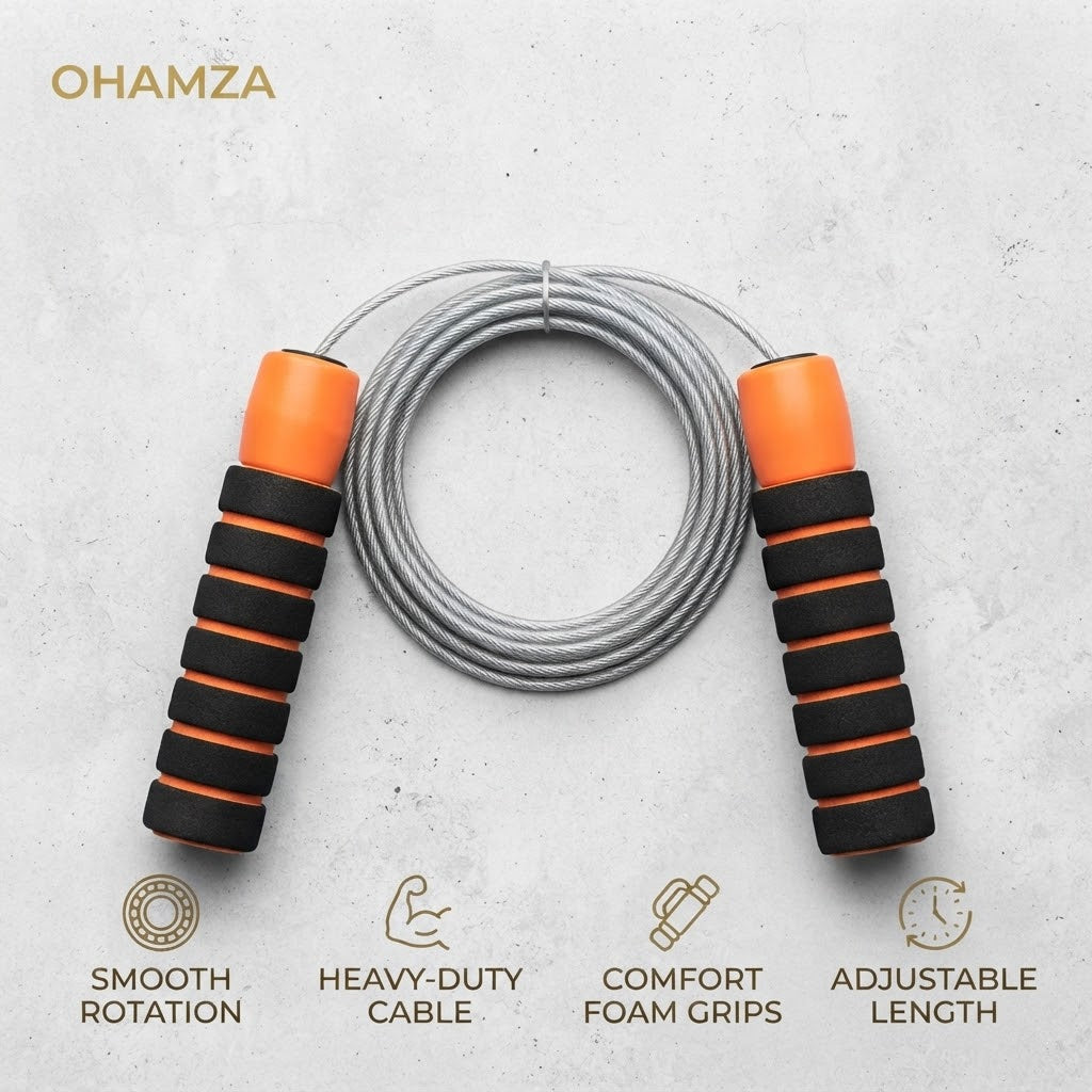 Jumping Rope Metal Cable Ohamza