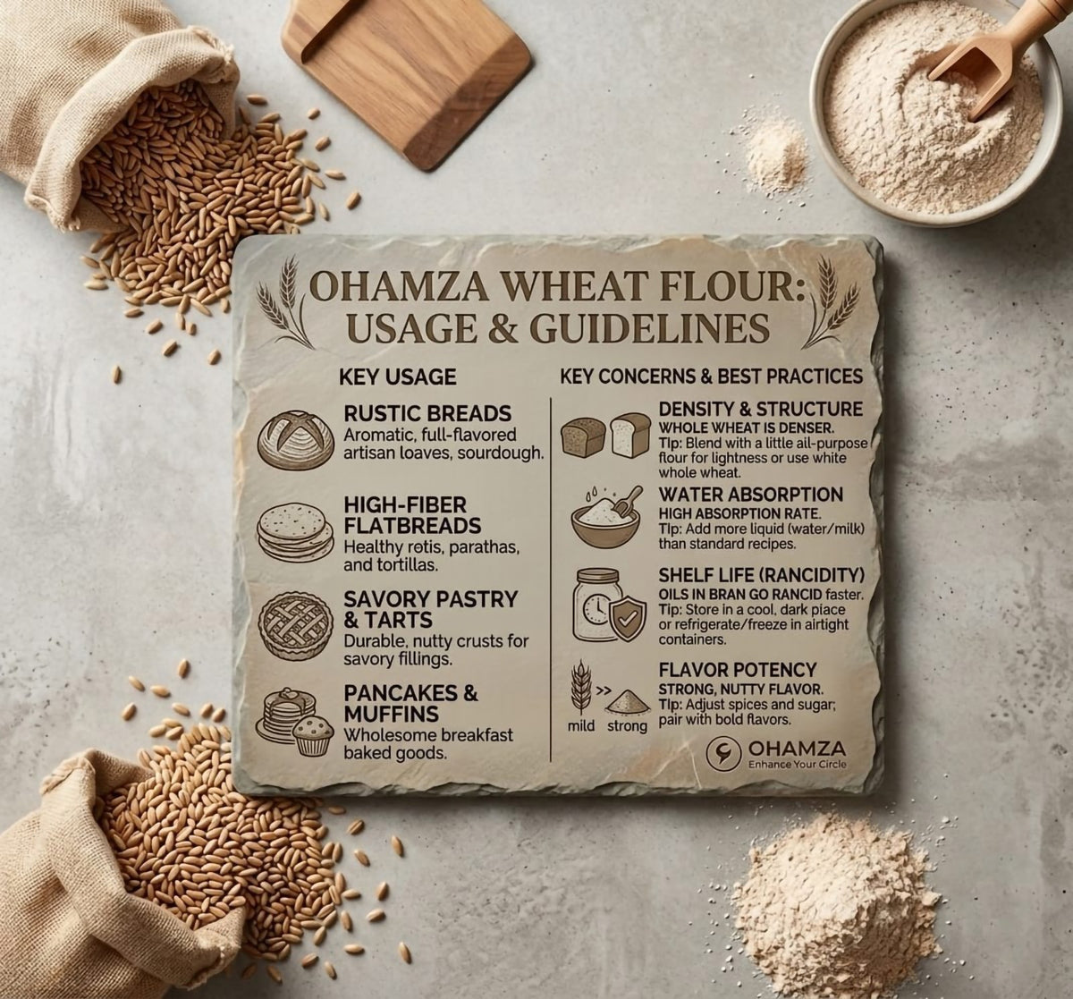 WHOLE WHEAT FLOUR Ohamza
