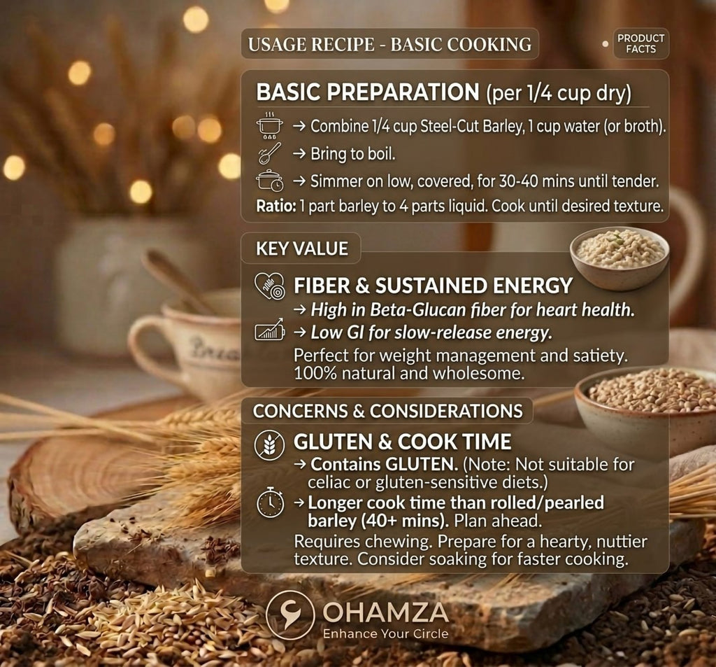 STEEL-CUT BARLEY Ohamza