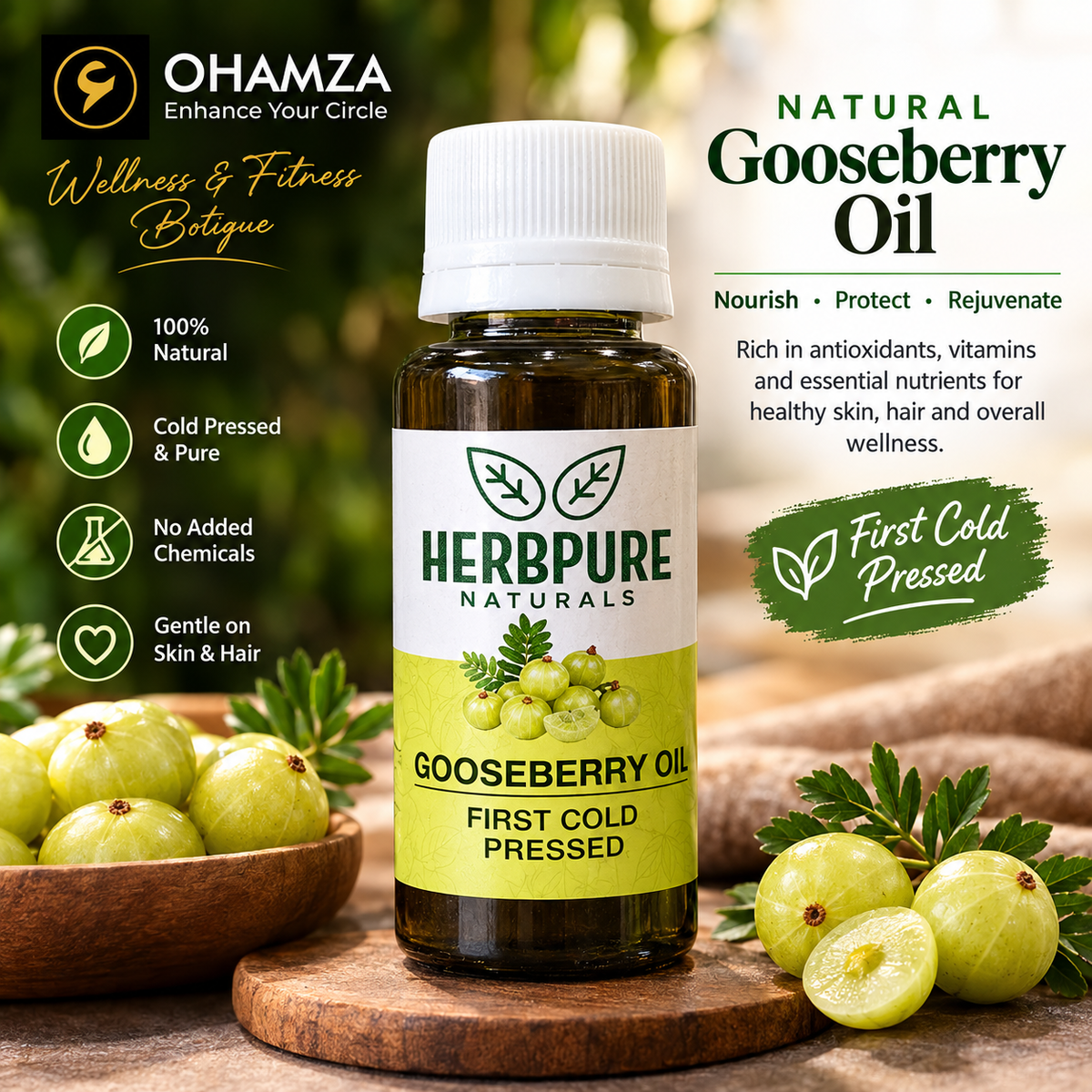 Gooseberry Oil (Amla) OHAMZA LIFESTYLE