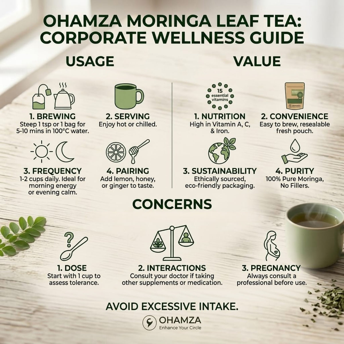 MORINGA LEAD TEA Ohamza