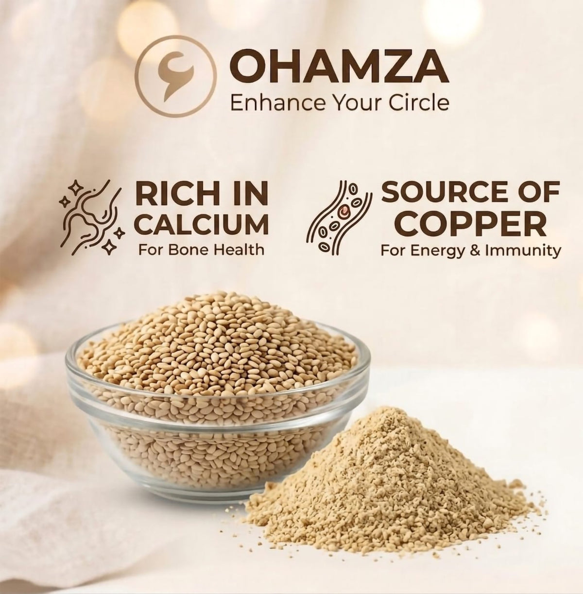 SEASAME SEEDS Ohamza