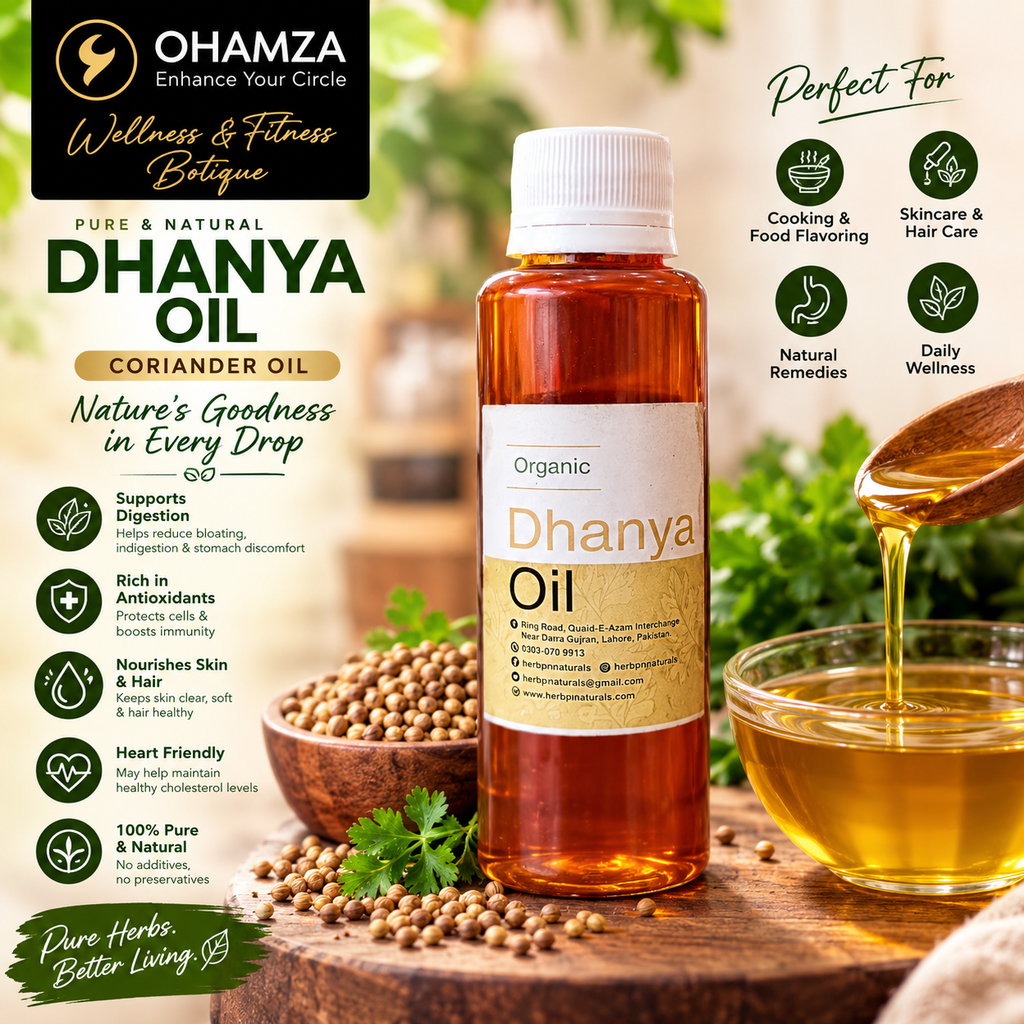 Coriander Oil (Dhanya) OHAMZA LIFESTYLE