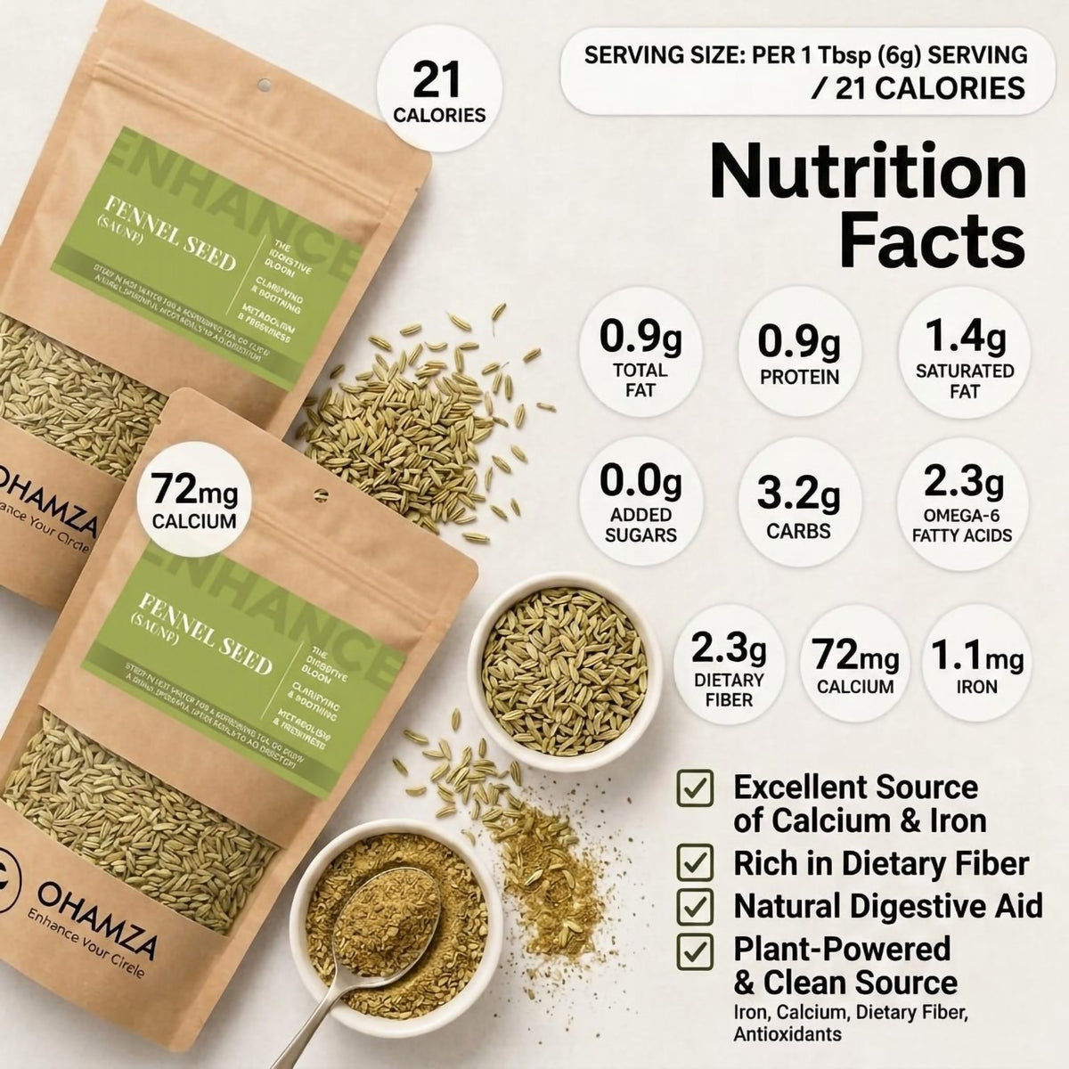 FENNEL SEEDS Ohamza