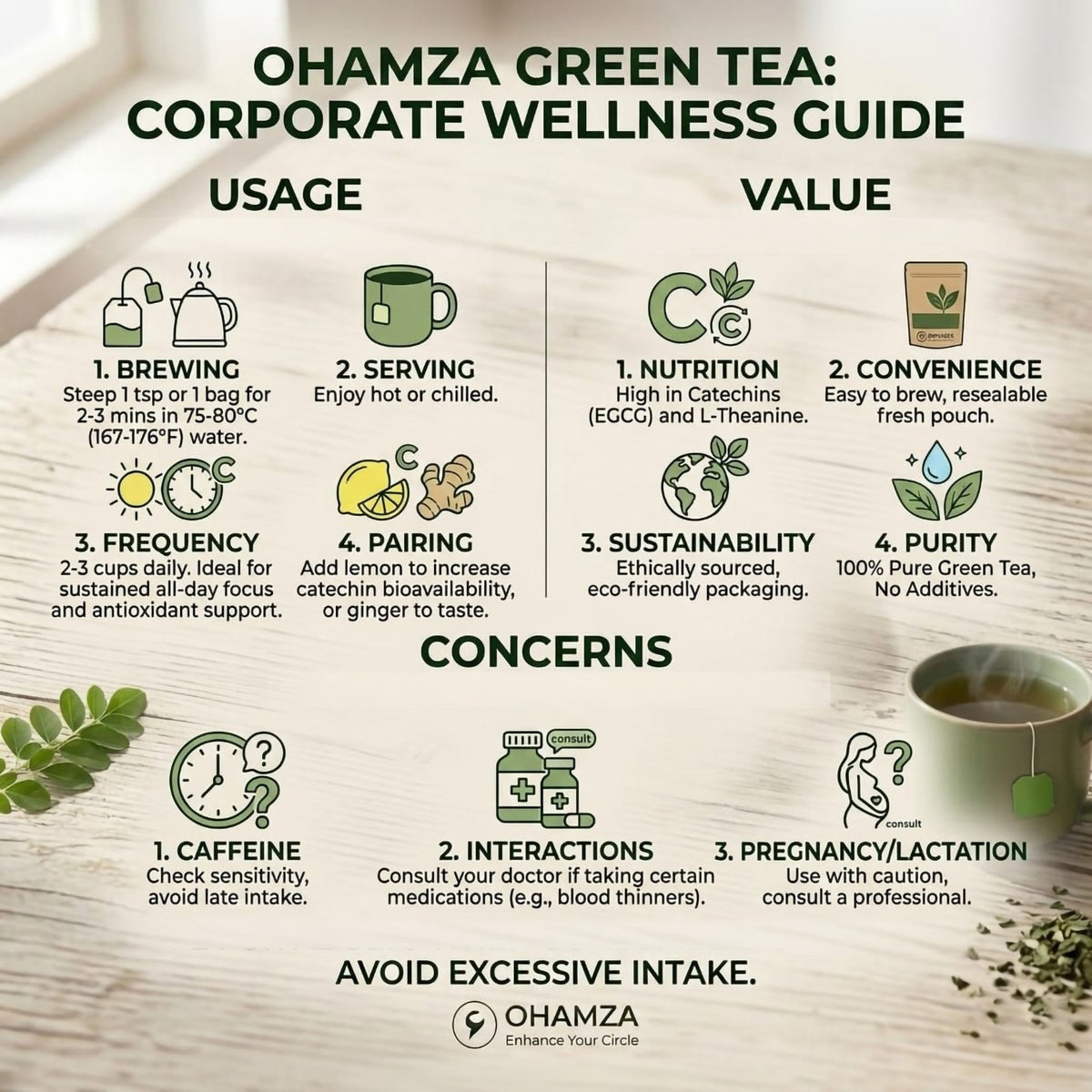 GREEN TEA Ohamza