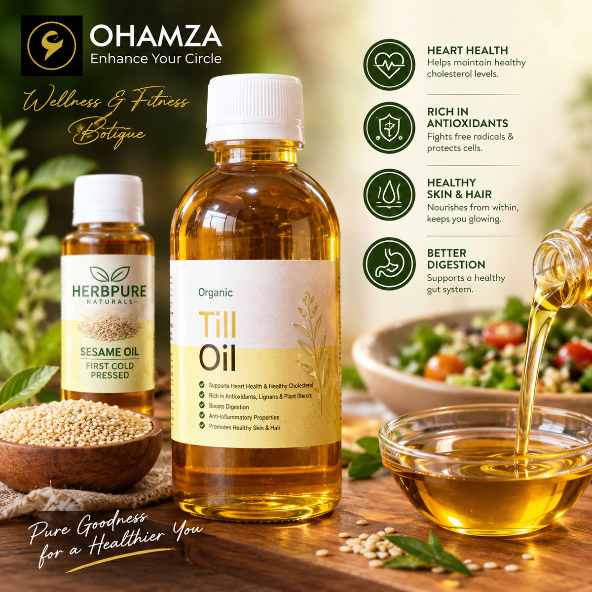 Seasame Oil OHAMZA LIFESTYLE
