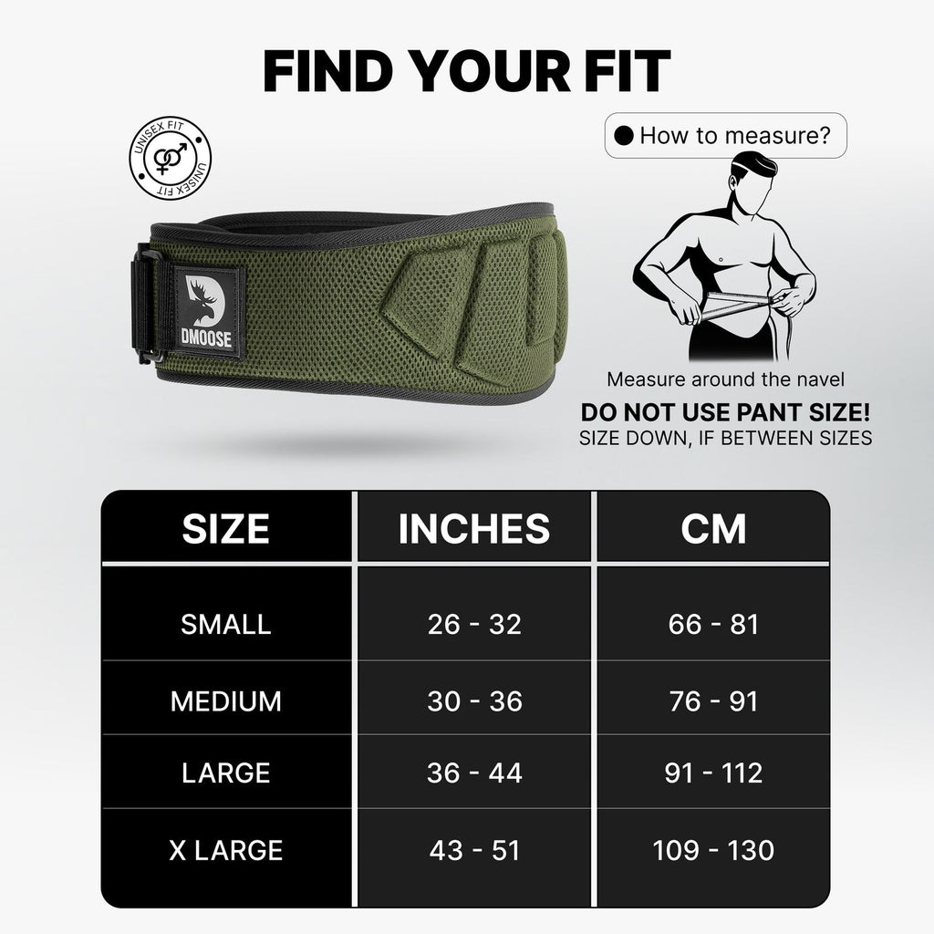 DMOOSE Weight Lifting Belt Ohamza