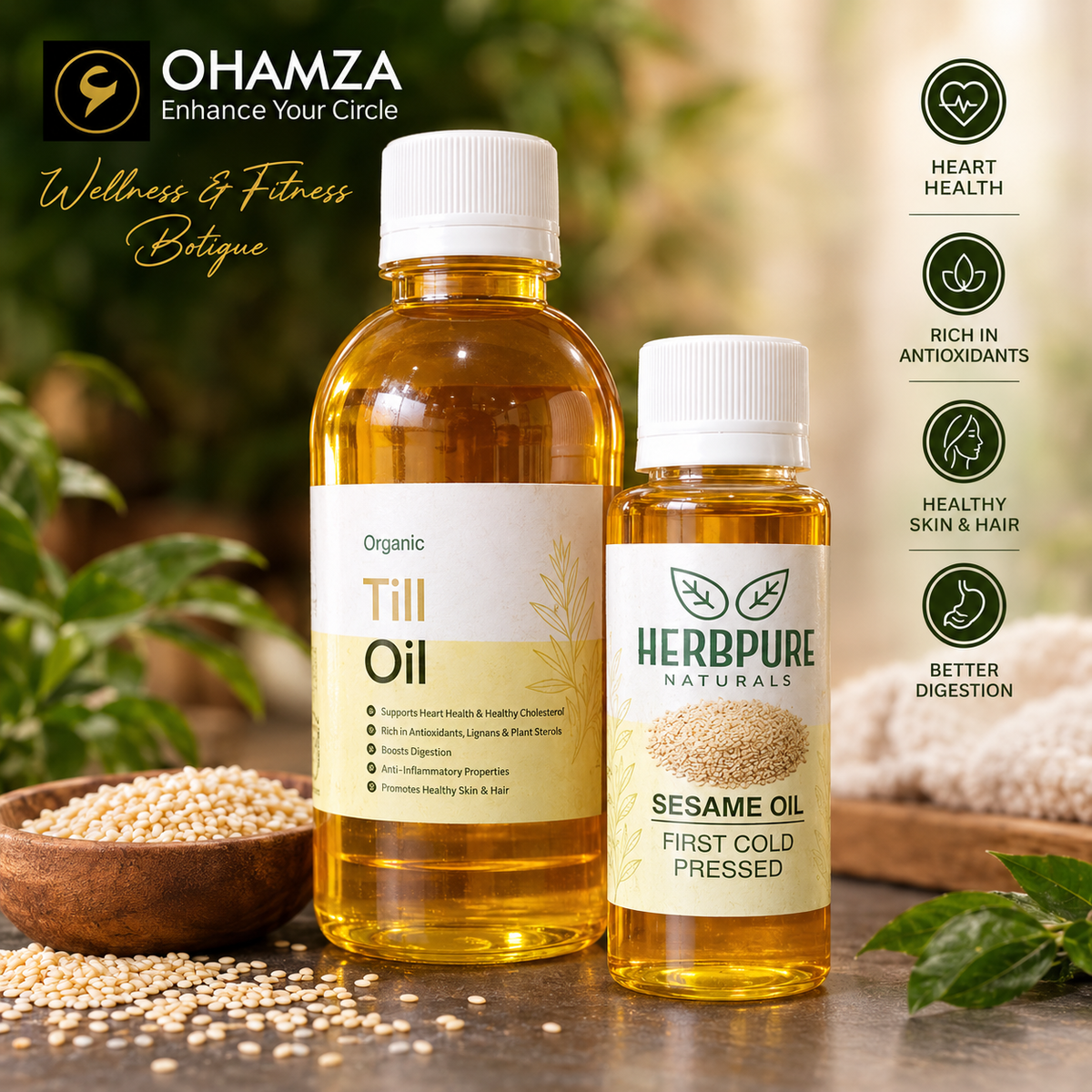 Seasame Oil OHAMZA LIFESTYLE