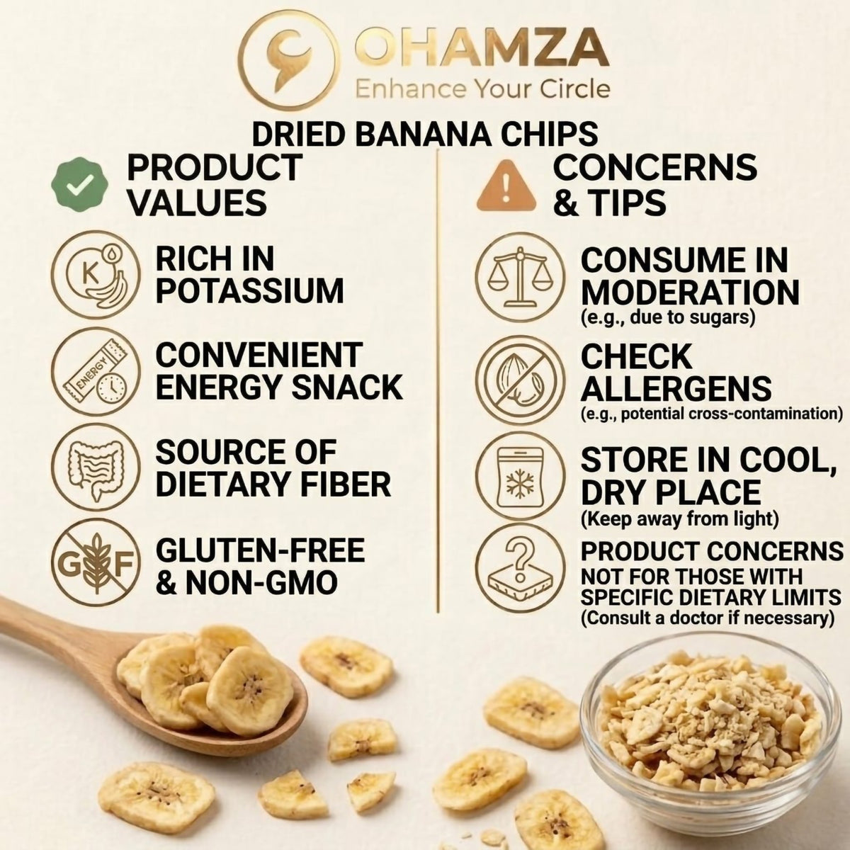 DRIED BANANA CHIPS Ohamza