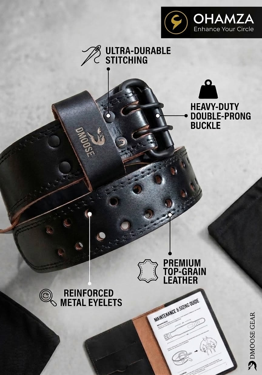 DMOOSE ELITE LEATHER BELT Ohamza