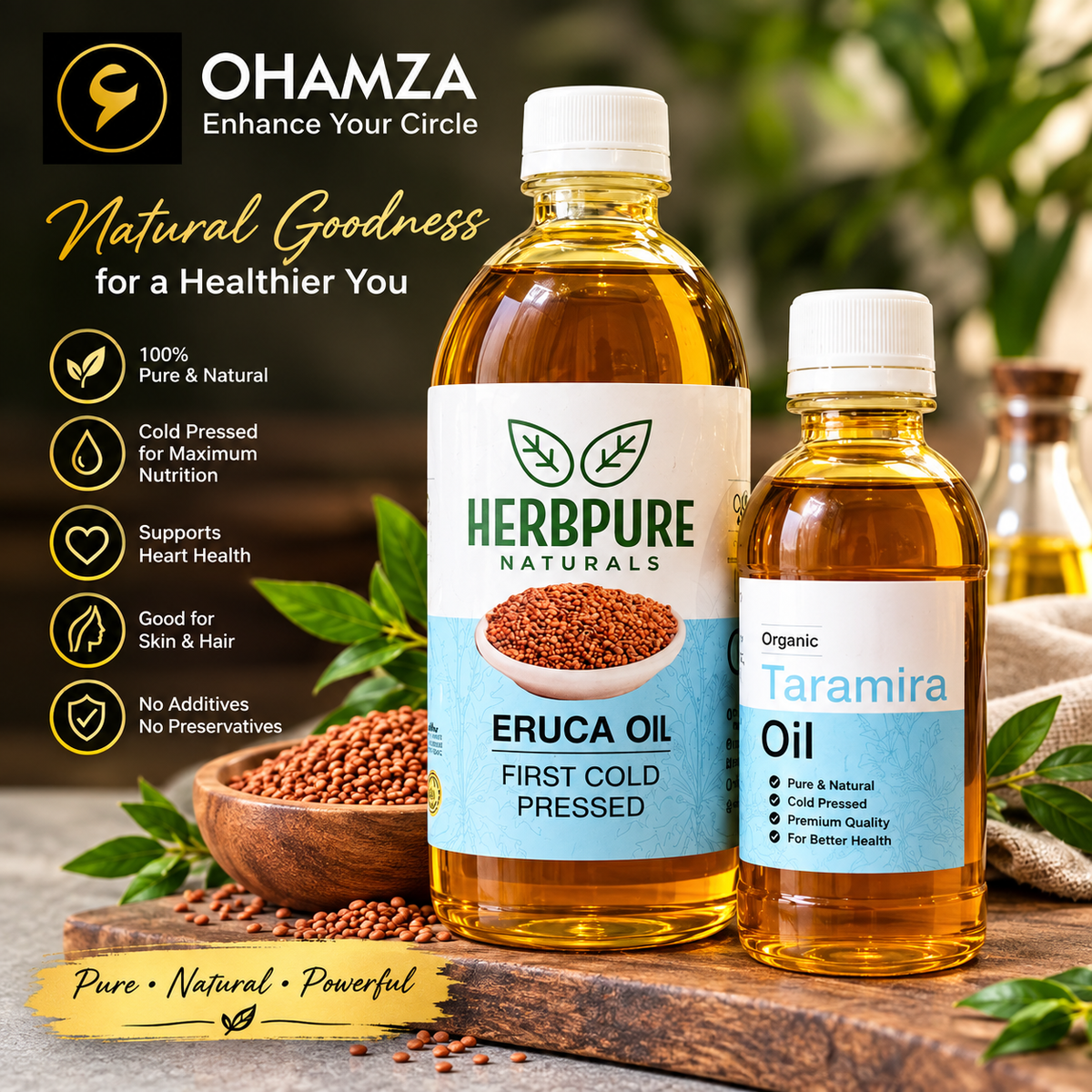 Eruca Oil (Taramira) OHAMZA LIFESTYLE