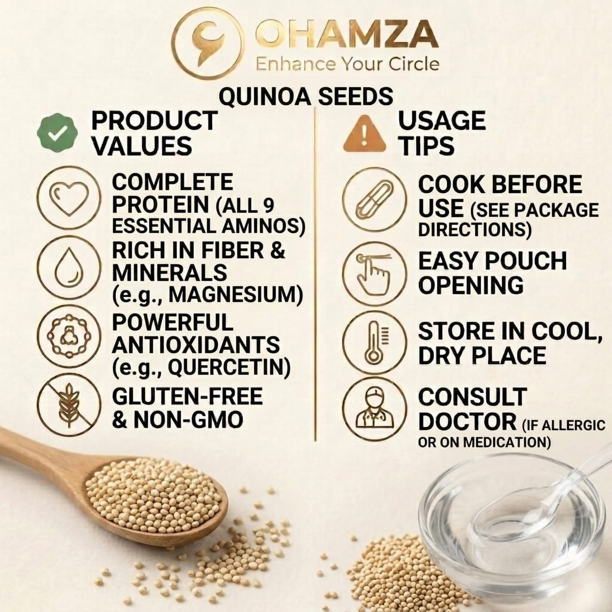 QUINOA SEEDS Ohamza
