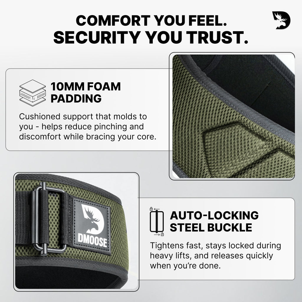 DMOOSE Weight Lifting Belt Ohamza