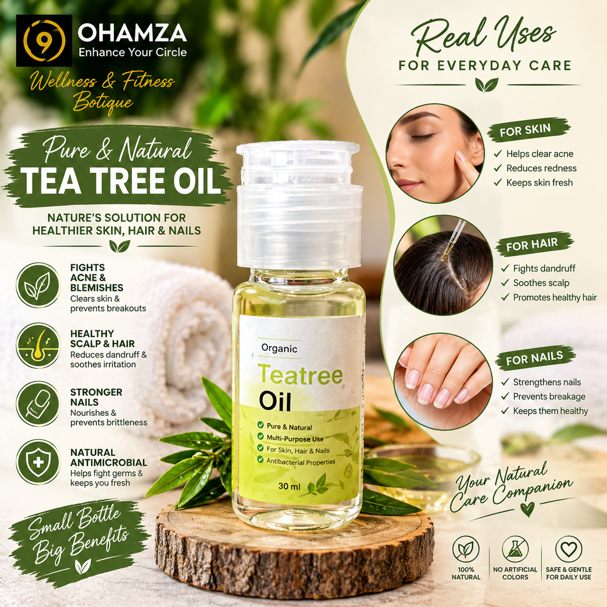 Tea Tree Oil OHAMZA LIFESTYLE